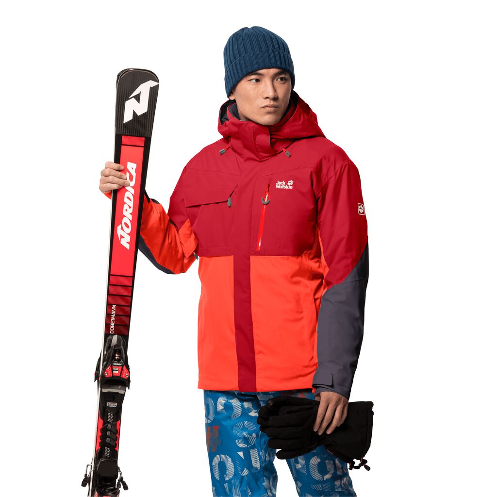 Jack Wolfskin GREAT SNOW Vestes Homme Rouge - EBUXPNA-76